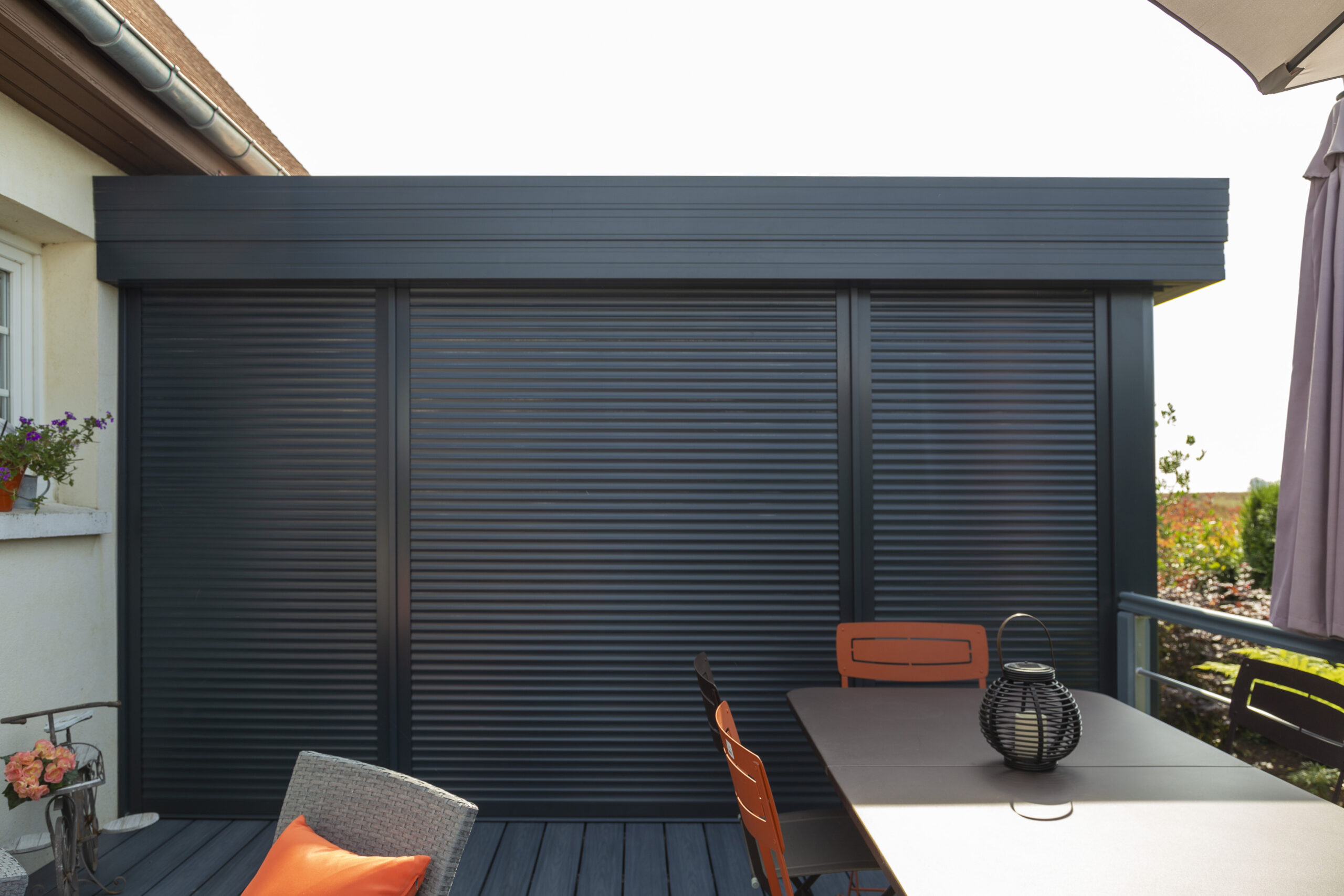 véranda volets roulants