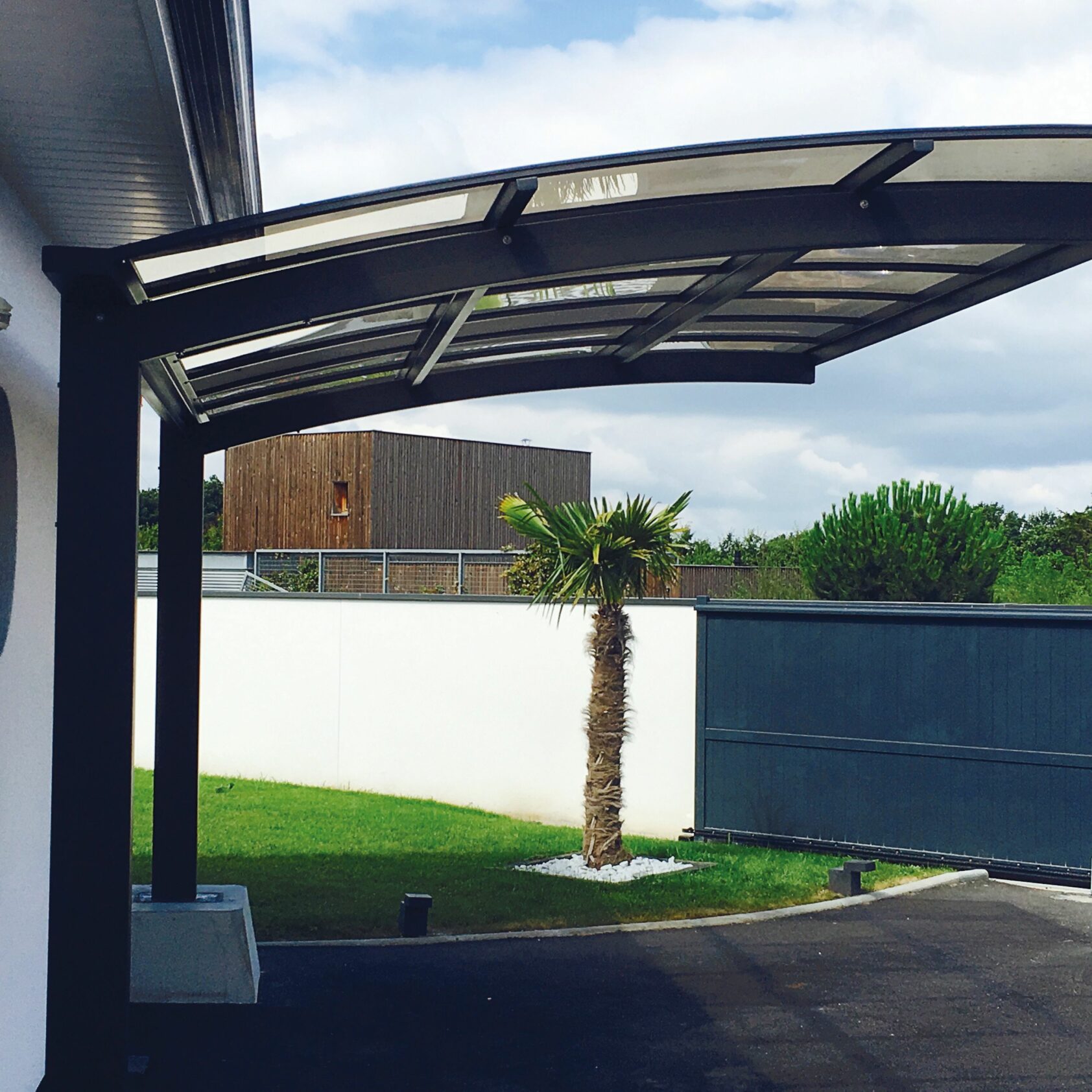 carport camping car 2 poteaux